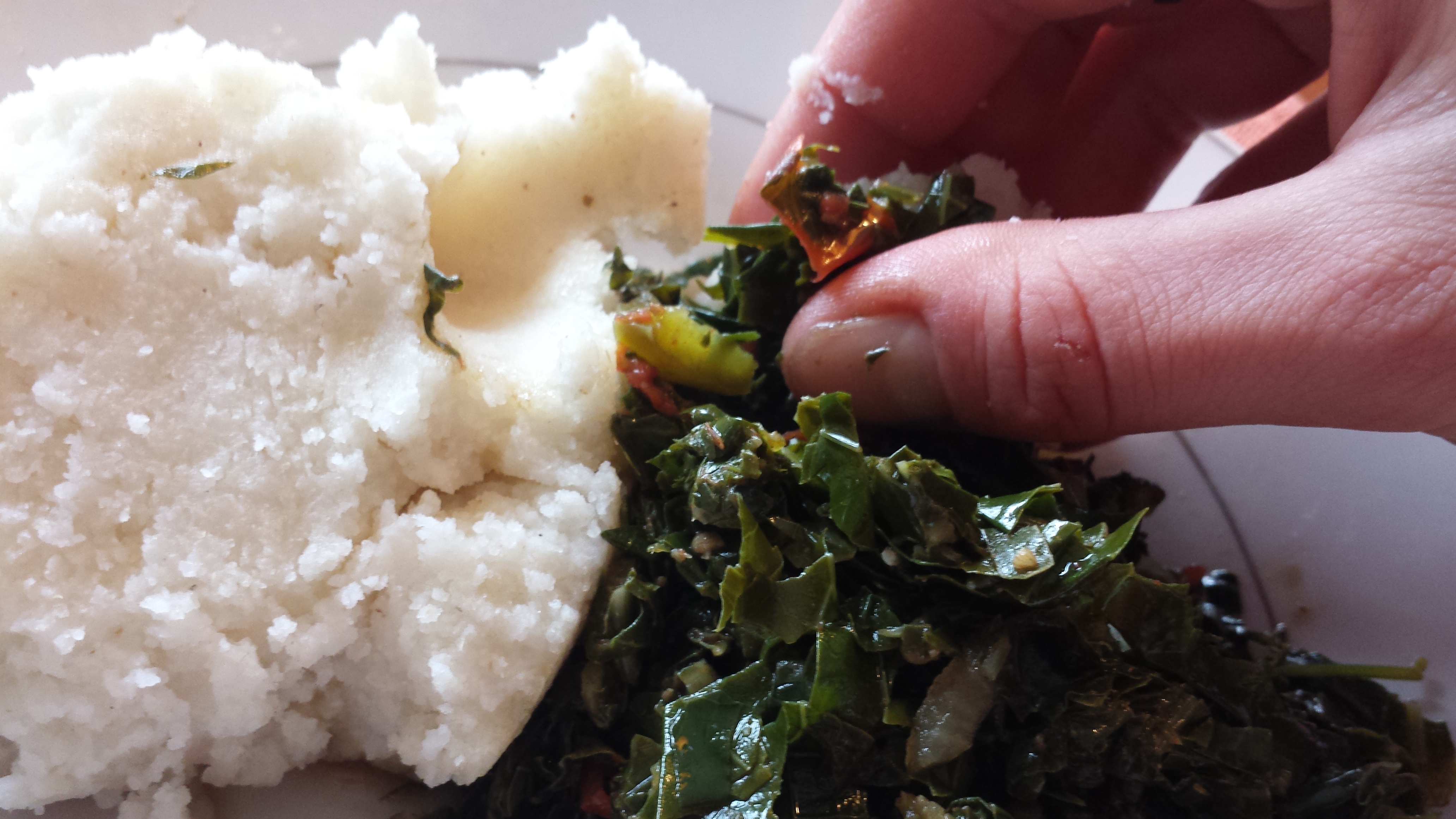 Ugali bygger det kenyanska löparundret. Vi hoppas att det även gör oss starka.